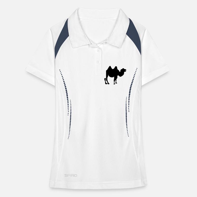 Kamel Design Frauen Polo atmungsaktiv