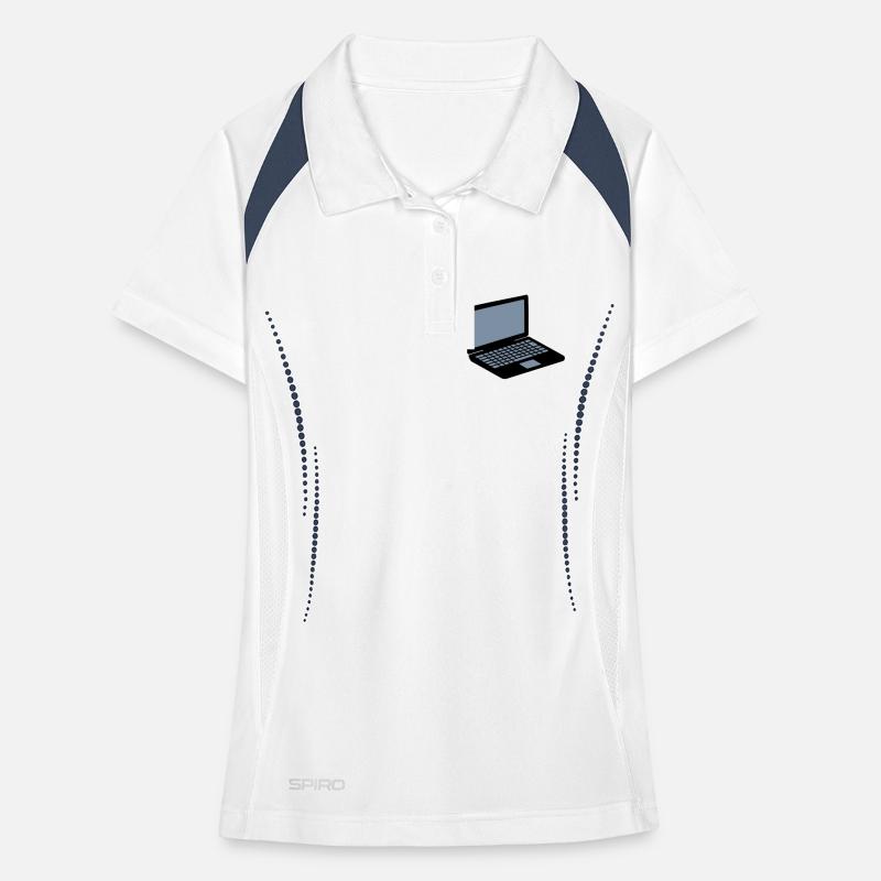 laptop notebook tablet computer pc mobile screen Women's Polo breathable
