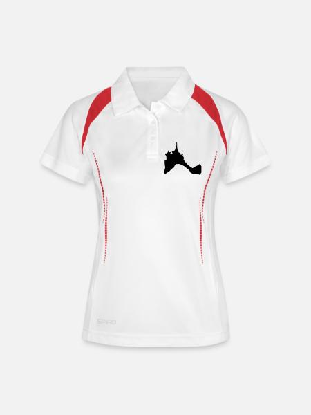 Formentera - Women's Polo breathable - white/navy