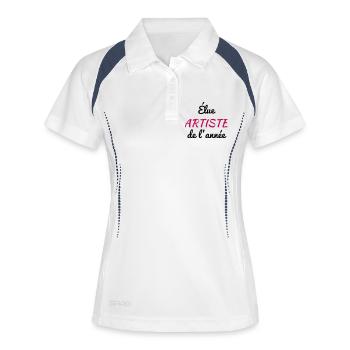 Artist / Art / Künstler / Artiste / Music / Kunst - Women's Polo breathable - white/navy - Front