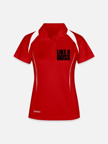 Like a Boss - Women's Polo breathable - white/navy