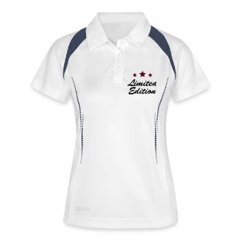 Limited Edition - Polo respirant Femme - blanc/marine - Devant