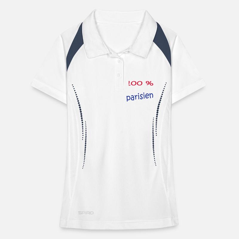 Pariser Frauen Polo atmungsaktiv