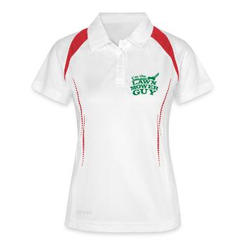 I'm the Lawn mower guy - Women's Polo breathable - white/navy - Front