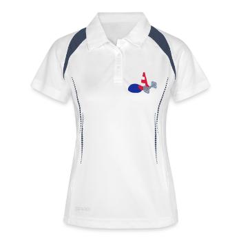 Accessoires d'obéissance - Polo respirant Femme - blanc/marine - Devant