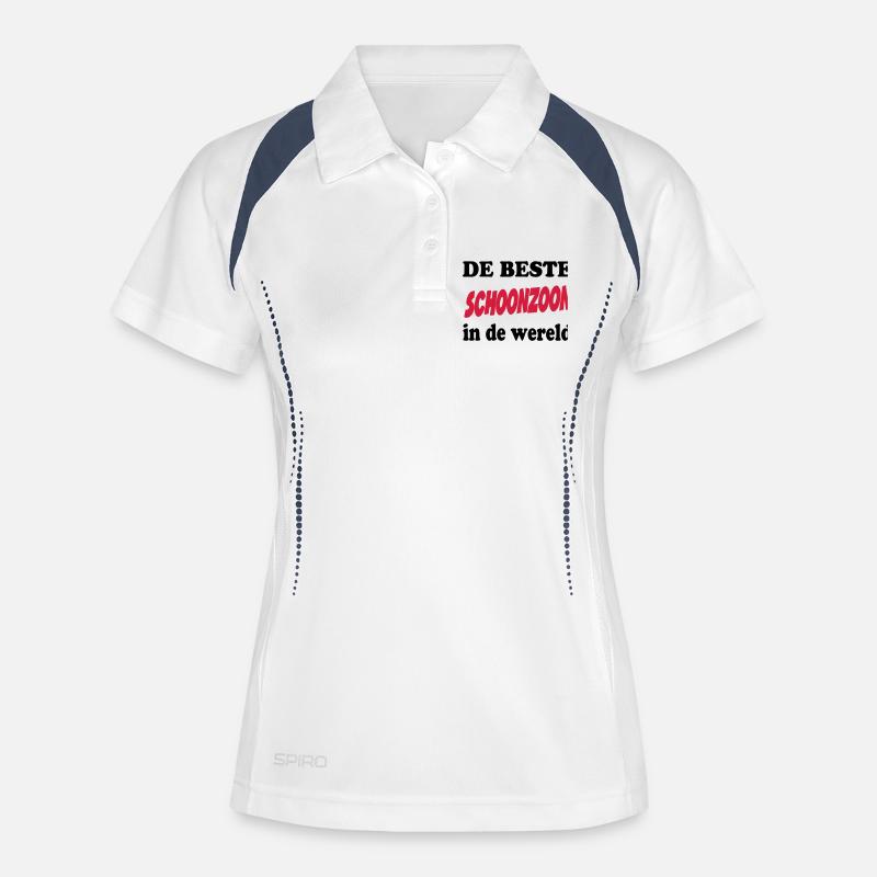 De beste schoonzoon in de wereld - Women's Polo breathable - white/navy