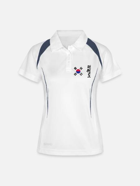 Taekwondo Taekwondoin Tae-Kwon-Do Tae Kwon Do - Women's Polo breathable - white/navy