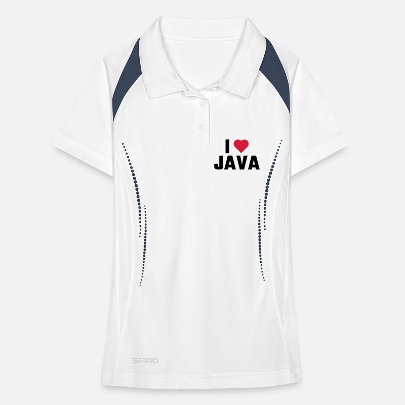 I Love JAVA Women's Polo breathable
