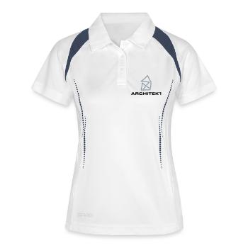 Architecte Nicholas House - Polo respirant Femme - blanc/marine - Devant