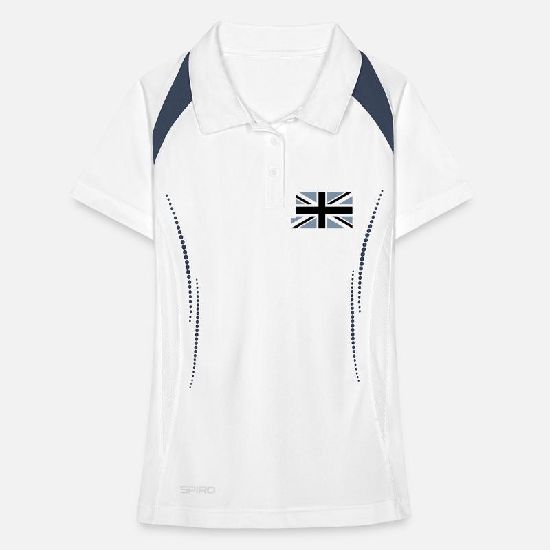 union jack Women's Polo breathable