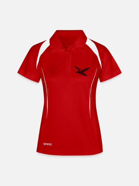 Tribal Raven 1c - Women's Polo breathable - white/navy