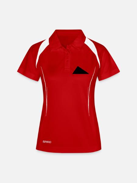 Triangle perpendicular / / Right angle / / - Women's Polo breathable - white/navy