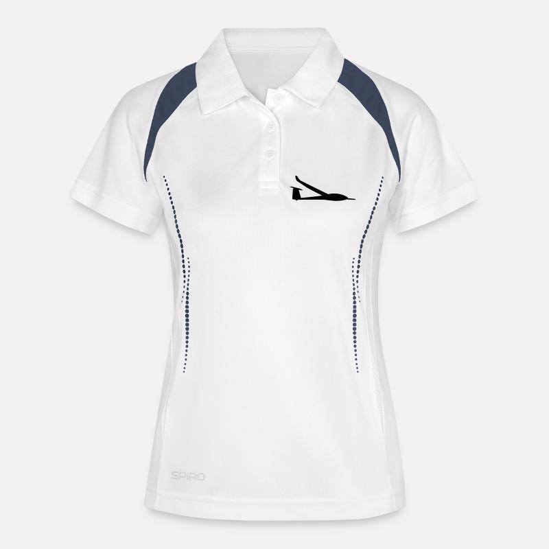 Ls8 - Women's Polo breathable - white/navy