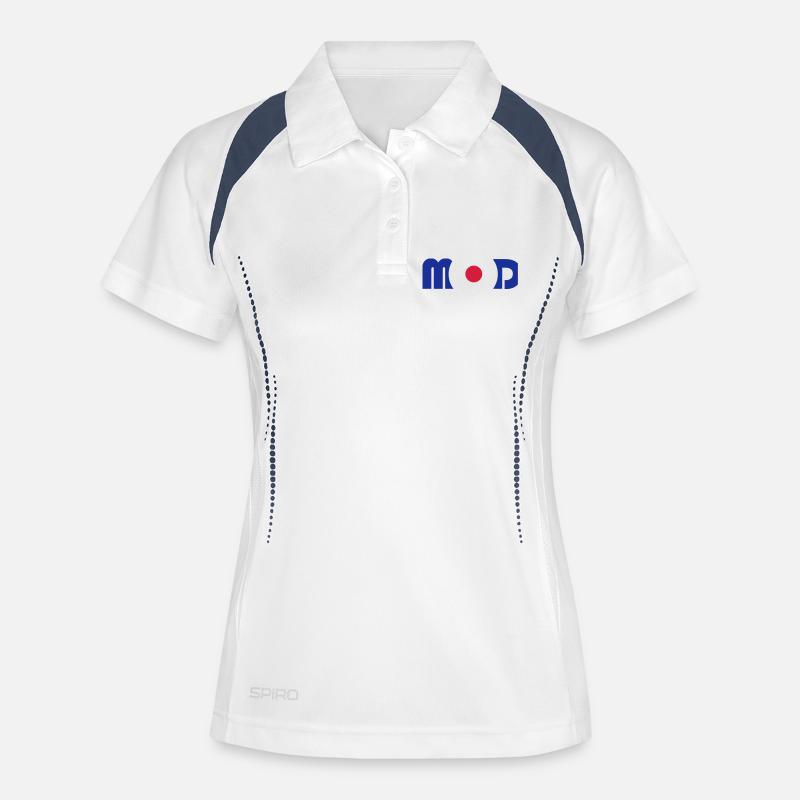 Mod Logo - Women's Polo breathable - white/navy