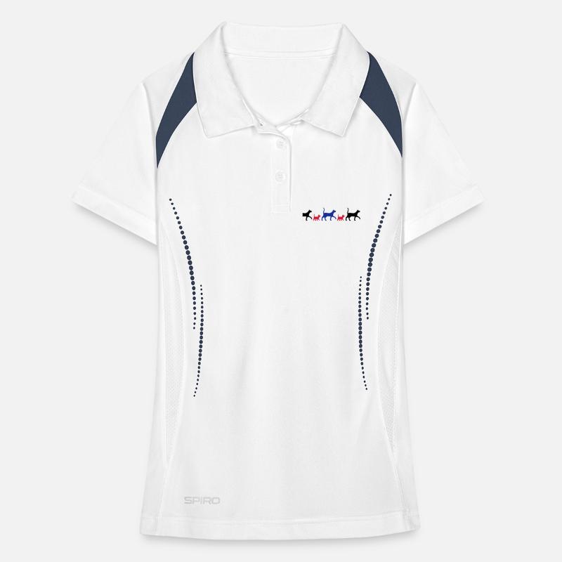 Big cat and small cat Women's Polo breathable