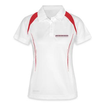Piano Piano Playing Classical Music Instrument - Women's Polo breathable - white/navy - Front