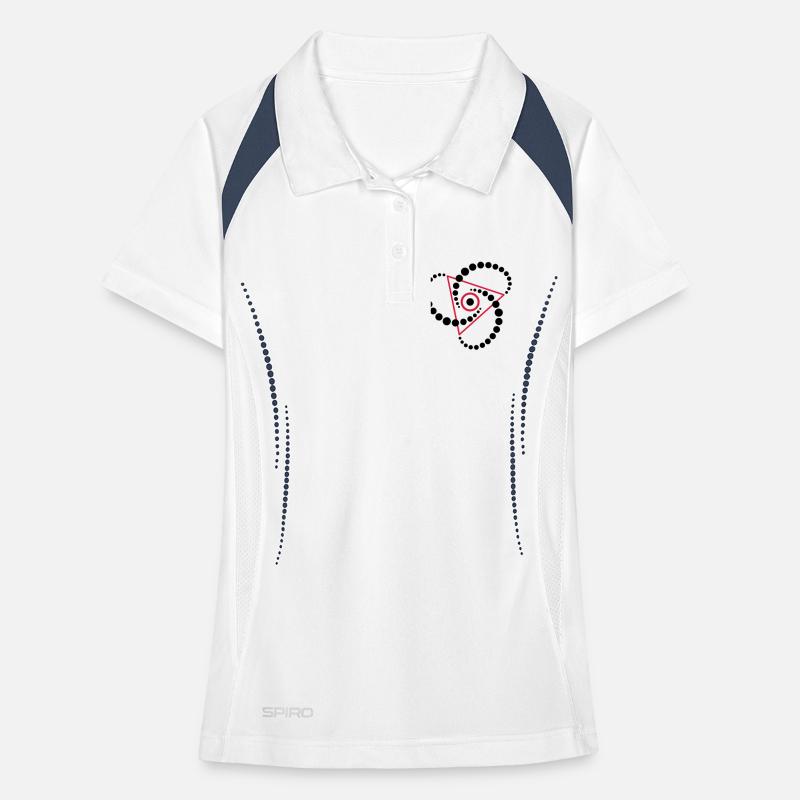 Cercle 6 | crop circle Polo respirant Femme