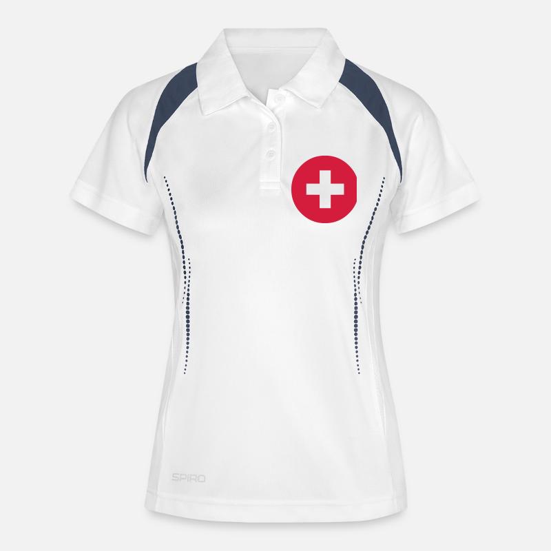 Emergency - Women's Polo breathable - white/navy