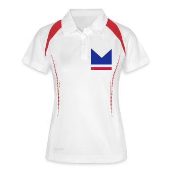 Monarch sailing class - Women's Polo breathable - white/navy - Front