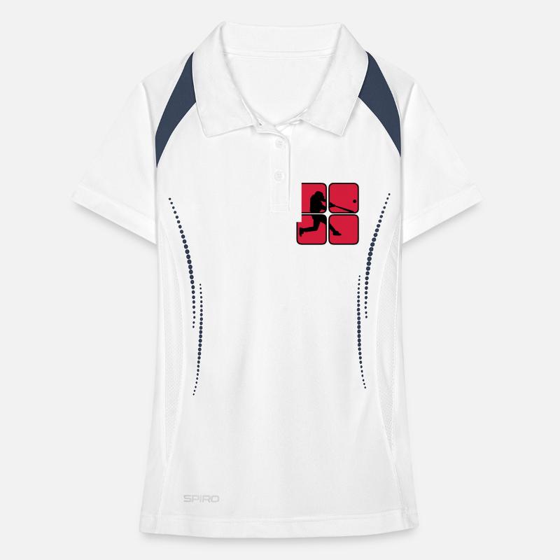 Baseball (base-ball américain) Polo respirant Femme