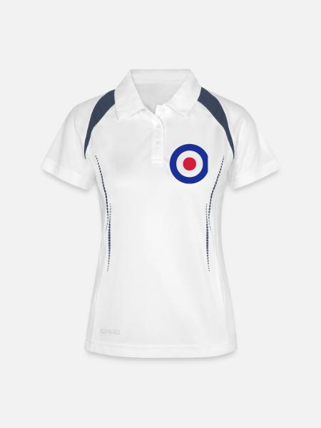 Mod - Women's Polo breathable - white/navy