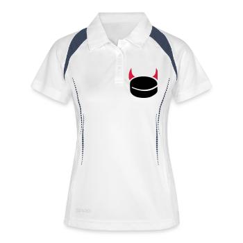 Hockey - Women's Polo breathable - white/navy - Front