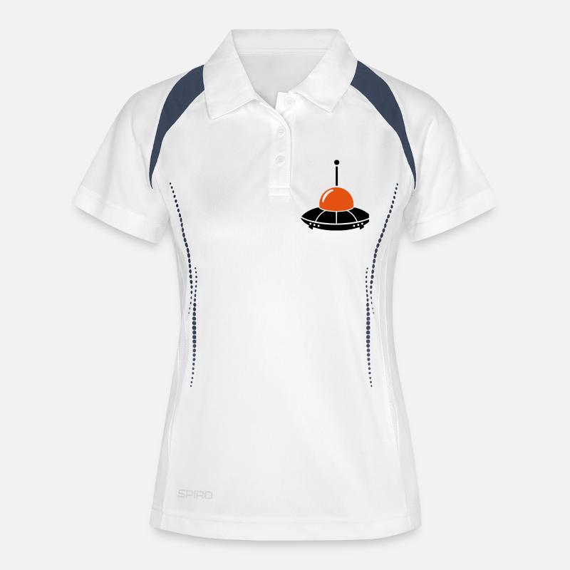 UFO - Women's Polo breathable - white/navy