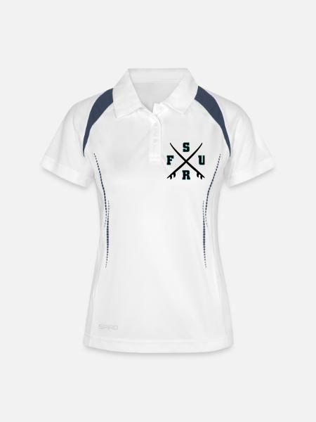 Surf Logo - Women's Polo breathable - white/navy