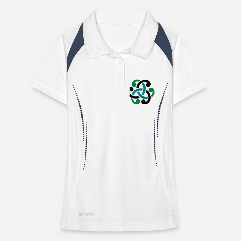Keltischer Knoten vector Frauen Polo atmungsaktiv
