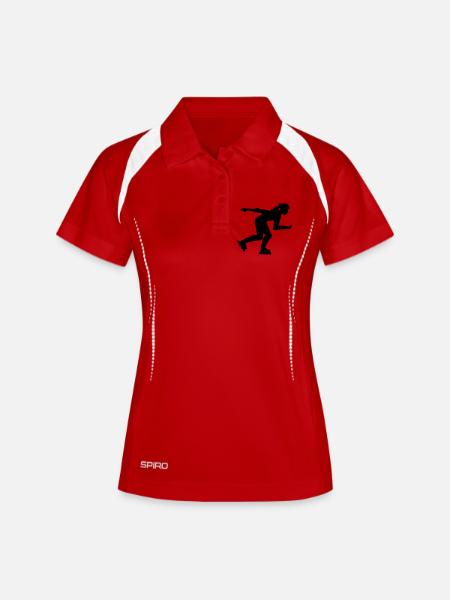 Inline skating - Women's Polo breathable - white/navy