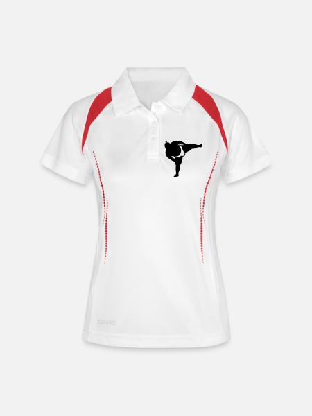 Sumo - Women's Polo breathable - white/navy