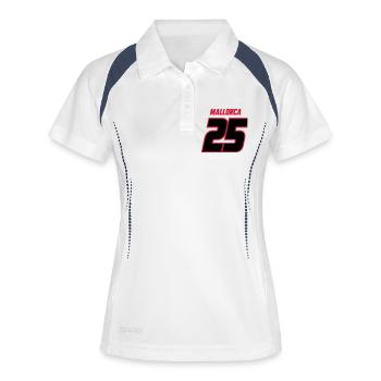 Mallorca 25 Jersey - Women's Polo breathable - white/navy - Front