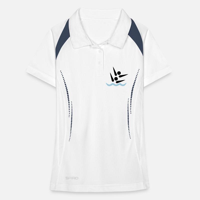 Natation synchronisée Polo respirant Femme
