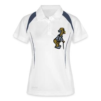 Stimmung des alten Mannes Zuckerrohr 1504 - Frauen Polo atmungsaktiv - Weiß/Navy - Vorne