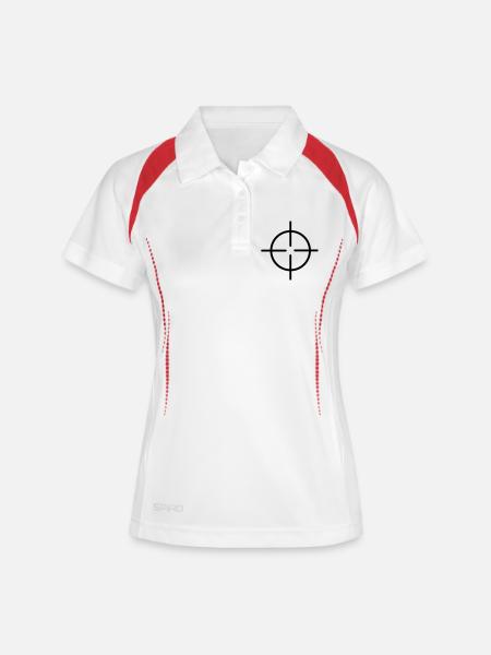 Rifle Sight - Women's Polo breathable - white/navy