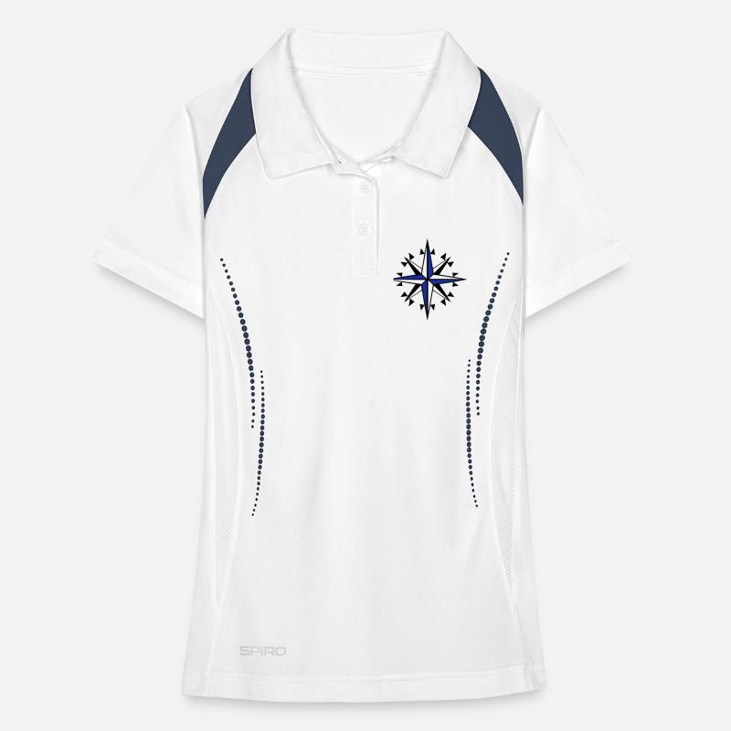 compass, compass, wind rose Women's Polo breathable