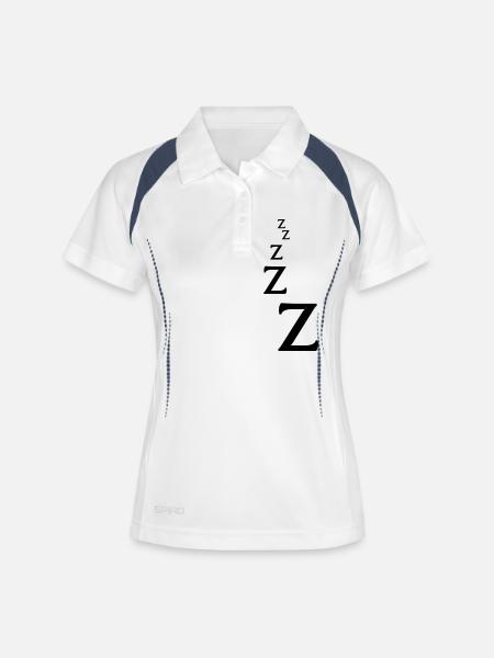 Zzzzzzz - Women's Polo breathable - white/navy