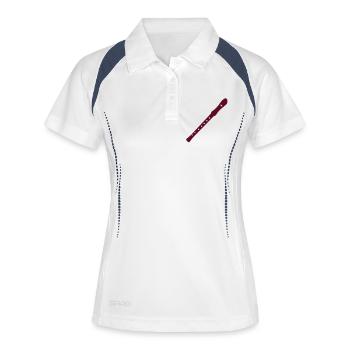 Flute - Women's Polo breathable - white/navy - Front