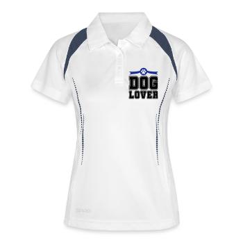 Dog Lover - Women's Polo breathable - white/navy - Front