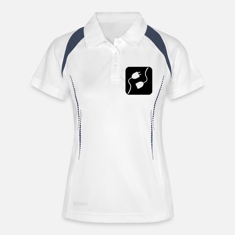 Electricity - Women's Polo breathable - white/navy