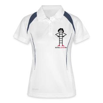 Directrice - Polo respirant Femme - blanc/marine - Devant