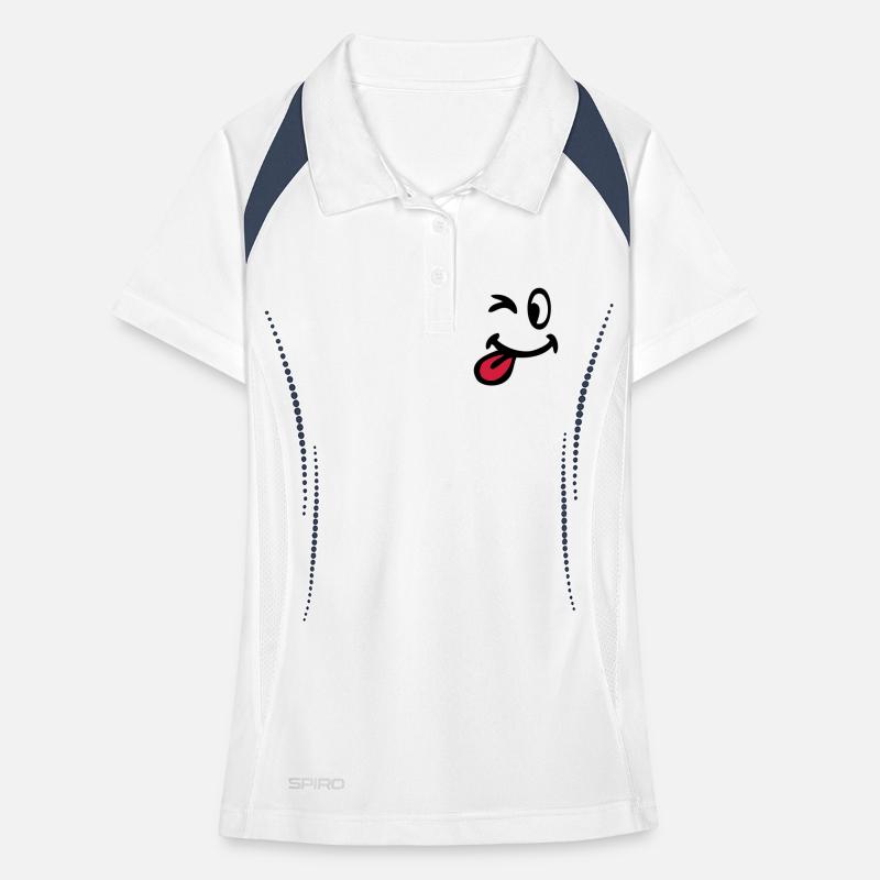 smiley clin oeil 3105 Polo respirant Femme