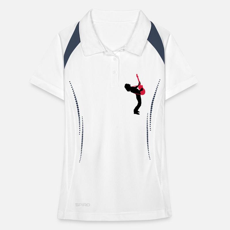 guitar player Women's Polo breathable