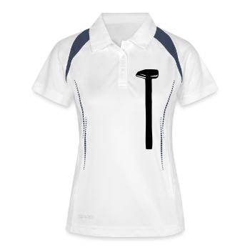 Sledgehammer - Women's Polo breathable - white/navy - Front