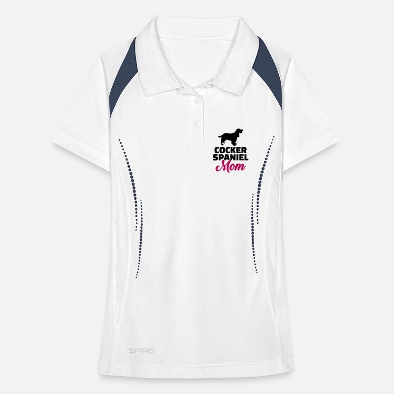 Cocker Spaniel Frauen Polo atmungsaktiv