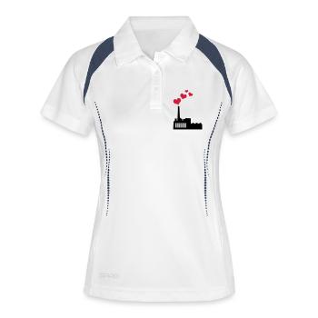 Love producing Plant - Women's Polo breathable - white/navy - Front