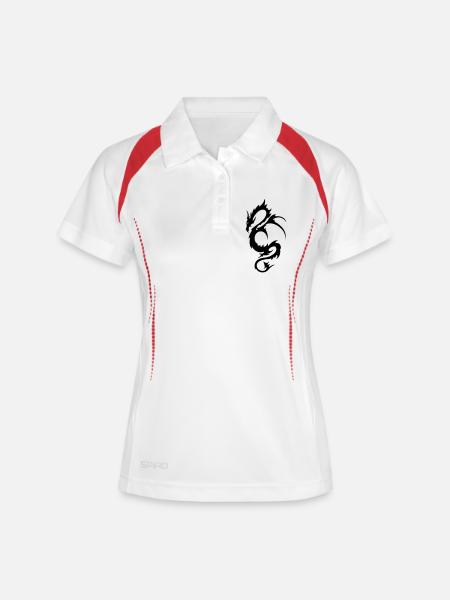 Dragon - Women's Polo breathable - white/navy