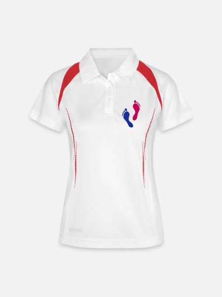 feet - Women's Polo breathable - white/navy