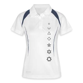 Magic Numbers - Women's Polo breathable - white/navy - Front