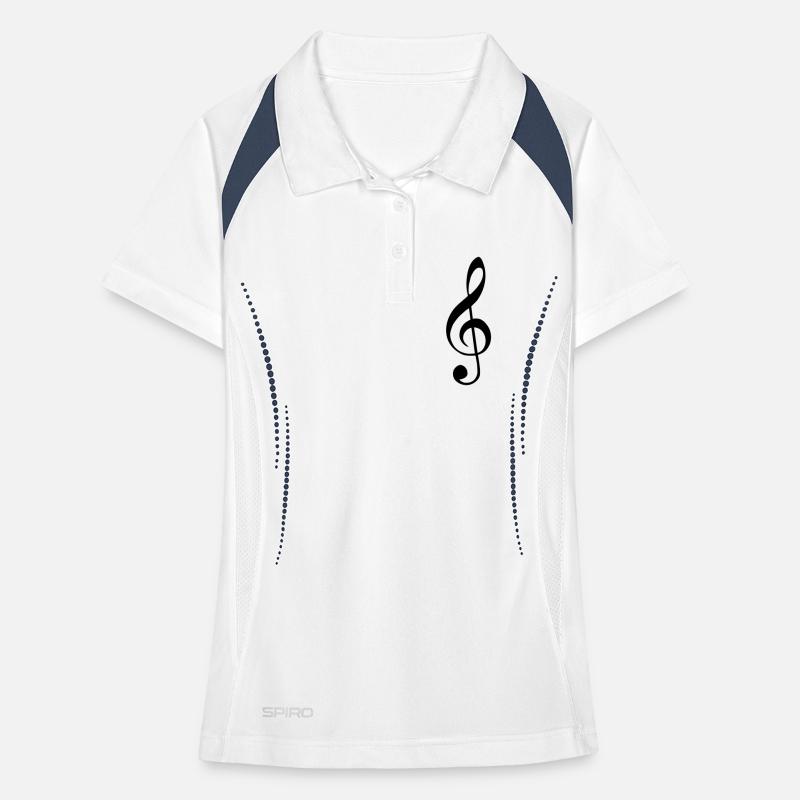 clef trebble Polo respirant Femme